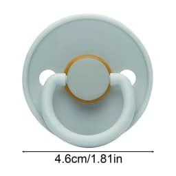 Portable Silicone Sooth Pacifier Soothing Nipple for Breastfeeding Babies Chewable Teether Toy for Children Girl Boy Home Use