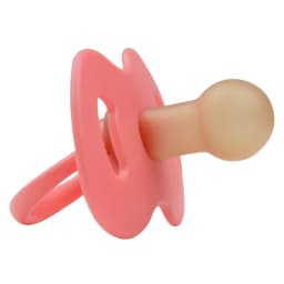 Baby Soothers Two-color Round Head Flat Head Day and Night Bites Food-grade Liquid Silicone Baby Pacifier