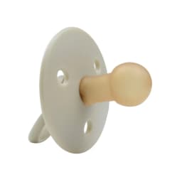 Baby Soothers Two-color Round Head Flat Head Day and Night Bites Food-grade Liquid Silicone Baby Pacifier