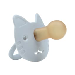 Baby Soothers Two-color Round Head Flat Head Day and Night Bites Food-grade Liquid Silicone Baby Pacifier