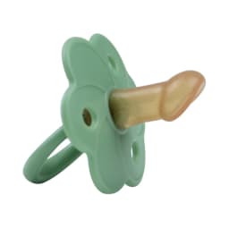 Baby Soothers Two-color Round Head Flat Head Day and Night Bites Food-grade Liquid Silicone Baby Pacifier