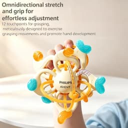 Avent Baby Teething Gel High-temperature Resistant Liquid Silicone Pacifier Spherical Bidirectional Rotating Molar Pacifier