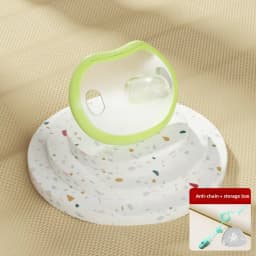 Newborn Pacifier Made of Food-grade Soft Silicone, Mimics Mother's Milk, Anti-colic, Easy To Clean, A Must-have for Baby's Sleep