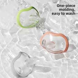 Newborn Pacifier Made of Food-grade Soft Silicone, Mimics Mother's Milk, Anti-colic, Easy To Clean, A Must-have for Baby's Sleep