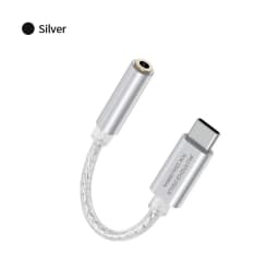 JCALLY JM12 Digital Audio Adapter Type-C to 3.5mm Converter HIFI Sound DAC Chip Headphone Amplifier for Phone PC Adapter Cable