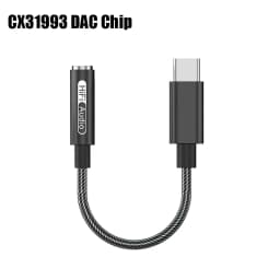 JCALLY JM12 Digital Audio Adapter Type-C to 3.5mm Converter HIFI Sound DAC Chip Headphone Amplifier for Phone PC Adapter Cable