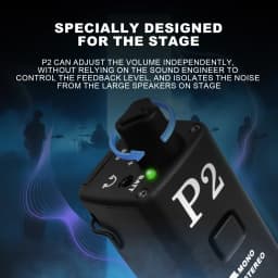 P2 Portable In-Ear Monitor Amplifier, Headphone Amp Na May XLR At TRS Input, 3.5mm Output