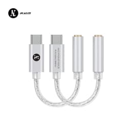 JCALLY JM12 Digital Audio Adapter Type-C to 3.5mm HIFI Sound DAC Decoder Headphone Amplifier for Phone PC Audio Cable