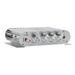 ST-838 HiFi 2.1 Channel Power Amplifier Bass and Treble Adjustment 80W*2 Stereo Bass Sound Amp Audio Amplifier Mini Media Player