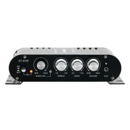 ST-838 HiFi 2.1 Channel Power Amplifier Bass and Treble Adjustment 80W*2 Stereo Bass Sound Amp Audio Amplifier Mini Media Player