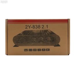 ST-838 HiFi 2.1 Channel Power Amplifier Bass and Treble Adjustment 80W*2 Stereo Bass Sound Amp Audio Amplifier Mini Media Player