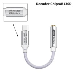 【Type C To 3.5mm HiFi DAC Headphone Amplifier CX31993 Chip USB C Audio Decoder AMP Adapter DAC Amplifier For Android】