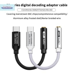 【Type C To 3.5mm HiFi DAC Headphone Amplifier CX31993 Chip USB C Audio Decoder AMP Adapter DAC Amplifier For Android】