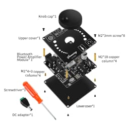 DIY Audio Modification Module 50W*2 Mini Digital Stereo Amplifier  Speaker Power Amplifier Board Module Bluetooth 5.0 YS-AP50L