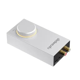 GIGAS 1 Compact Desktop Headphone Amp, Metal Chassis High Power Class AB Amp, Dual Input & Dual Output for Desktop HiFi Playback
