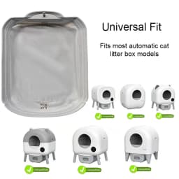 2PCS Cat Litter Box Accessorries Waterproof Pad for Automatic Self Cleaning Cat Litter Box Sandbox Replaced Cat Litter Pad