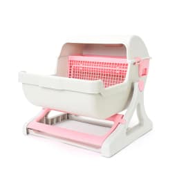Cat Litter Box Sandbox Tray Filler For Cats Toilet Self-Cleaning Dustbin With Absorbent Crystal Garbage Sanitation