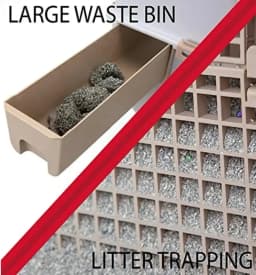 Cat Litter Box Sandbox Tray Filler For Cats Toilet Self-Cleaning Dustbin With Absorbent Crystal Garbage Sanitation