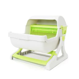 Cat Litter Box Sandbox Tray Filler For Cats Toilet Self-Cleaning Dustbin With Absorbent Crystal Garbage Sanitation