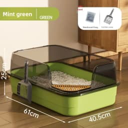 Cat Litter Box Oversized Splash-proof Plastic Cat Litter Box Large Take-out Pet Cat Toilet Pet Supplies
