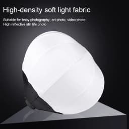 Bowens Mount Softbox Ball Sphere Diffuser for Studio Flash Monolight Continuous Lighting Photo Video Live Streaming