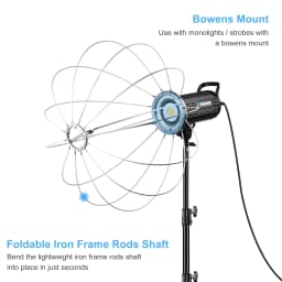 PULUZ 65cm Lantern Softbox SpeedLite Flash Light Foldable Spherical Diffuser Cover with Bowens Mount Photography Accessories
