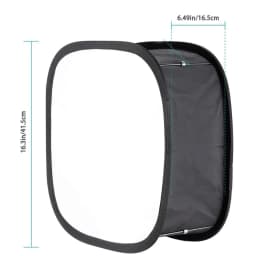 Multifunctional 410mm Mini Portable Foldable Flash Diffuser Easy-fold Design Softbox for Flash Speedlite Soft Filter