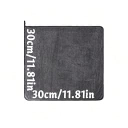 Dark Gray Car Microfiber Towel, Oversized Strong Absorbent Car Wash Cloth, High-Efficiency Cleaning Wipe Cloth