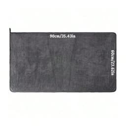 Dark Gray Car Microfiber Towel, Oversized Strong Absorbent Car Wash Cloth, High-Efficiency Cleaning Wipe Cloth