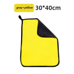 1/4pcs Thicken Microfiber Motorcycle Car Cleaning Towels Soft Drying Cloth Car Washing Towels Double Layer Clean Rags Detailing