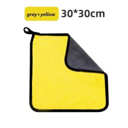 1/4pcs Thicken Microfiber Motorcycle Car Cleaning Towels Soft Drying Cloth Car Washing Towels Double Layer Clean Rags Detailing