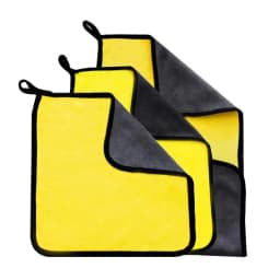 1/4pcs Thicken Microfiber Motorcycle Car Cleaning Towels Soft Drying Cloth Car Washing Towels Double Layer Clean Rags Detailing