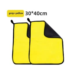 1/4pcs Thicken Microfiber Motorcycle Car Cleaning Towels Soft Drying Cloth Car Washing Towels Double Layer Clean Rags Detailing