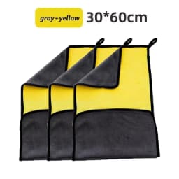 1/4pcs Thicken Microfiber Motorcycle Car Cleaning Towels Soft Drying Cloth Car Washing Towels Double Layer Clean Rags Detailing