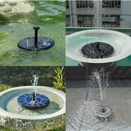 Outdoor Solar Floating Fountain Floating Solar Fountain Garden Water Fountain Pool Pond Decoration Solar Panel Powered Fountain