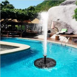 Outdoor Solar Floating Fountain Floating Solar Fountain Garden Water Fountain Pool Pond Decoration Solar Panel Powered Fountain
