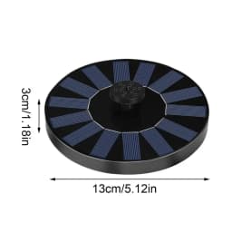 13/16/18cm Solar-powered bird bath fountain pump Floating Solar Water Fountain Pool Pond Waterfall Fountain Floating Water Pump