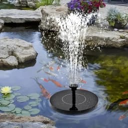 Circular Solar Fountain Pump Outdoor Swimming Pool Mini Floating Fountain Garden Courtyard Water Landscape Decoration Fountain