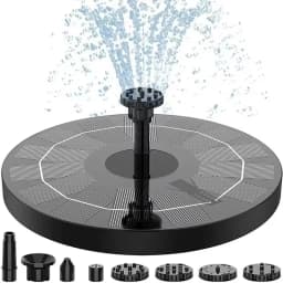 Circular Solar Fountain Pump Outdoor Swimming Pool Mini Floating Fountain Garden Courtyard Water Landscape Decoration Fountain