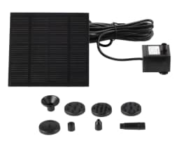 1.2W Mini Solar Fountain Pump Kit, Solar Panel Powered Water Pump Portable Outdoor Fountain for Garden Pool Bird Bath