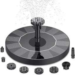 New Mini Solar Powered Water Fountain Outdoor Garden Pool Pond Bird Bath Waterfall Decoration Supplies
