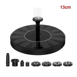 Water Source Mini Solar Water Fountain Pool Pond Waterfall Garden Decoration Outdoor Bird Bath Solar Powered Fountain Floating