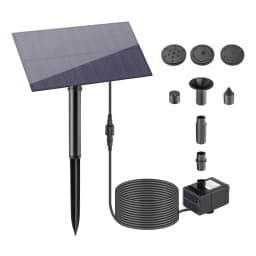 5W 5V Solar Fountain Pump With Stake Solar Panel Watering System 180L/h Water Pump Energy Saving Kits for Fish Tank Garden Decor
