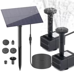5W 5V Solar Fountain Pump With Stake Solar Panel Watering System 180L/h Water Pump Energy Saving Kits for Fish Tank Garden Decor