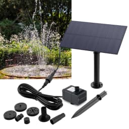 5W 5V Solar Fountain Pump With Stake Solar Panel Watering System 180L/h Water Pump Energy Saving Kits for Fish Tank Garden Decor