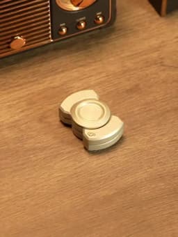 Metal Magnetic Slider Gyroscope Deformation Hand Spinning Card Mini EDC Decompression Adult Fidget Toy Anti Anxiety