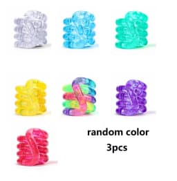 Tangle Deformable Rope Fidget Toy Deformation Rope Knot Pressure Stress Relief Toys Color-Changing Stress Relieving Twisty Ropes