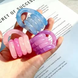 Tangle Deformable Rope Fidget Toy Deformation Rope Knot Pressure Stress Relief Toys Color-Changing Stress Relieving Twisty Ropes
