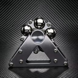 Gowinbaby Metal Fidget Spinner, Rolling Ball Track Stress Relief Hand Spinner, Anti-Anxiety Fidget Toy for Adults & Kids