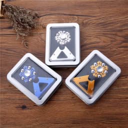 Gowinbaby Metal Fidget Spinner, Rolling Ball Track Stress Relief Hand Spinner, Anti-Anxiety Fidget Toy for Adults & Kids